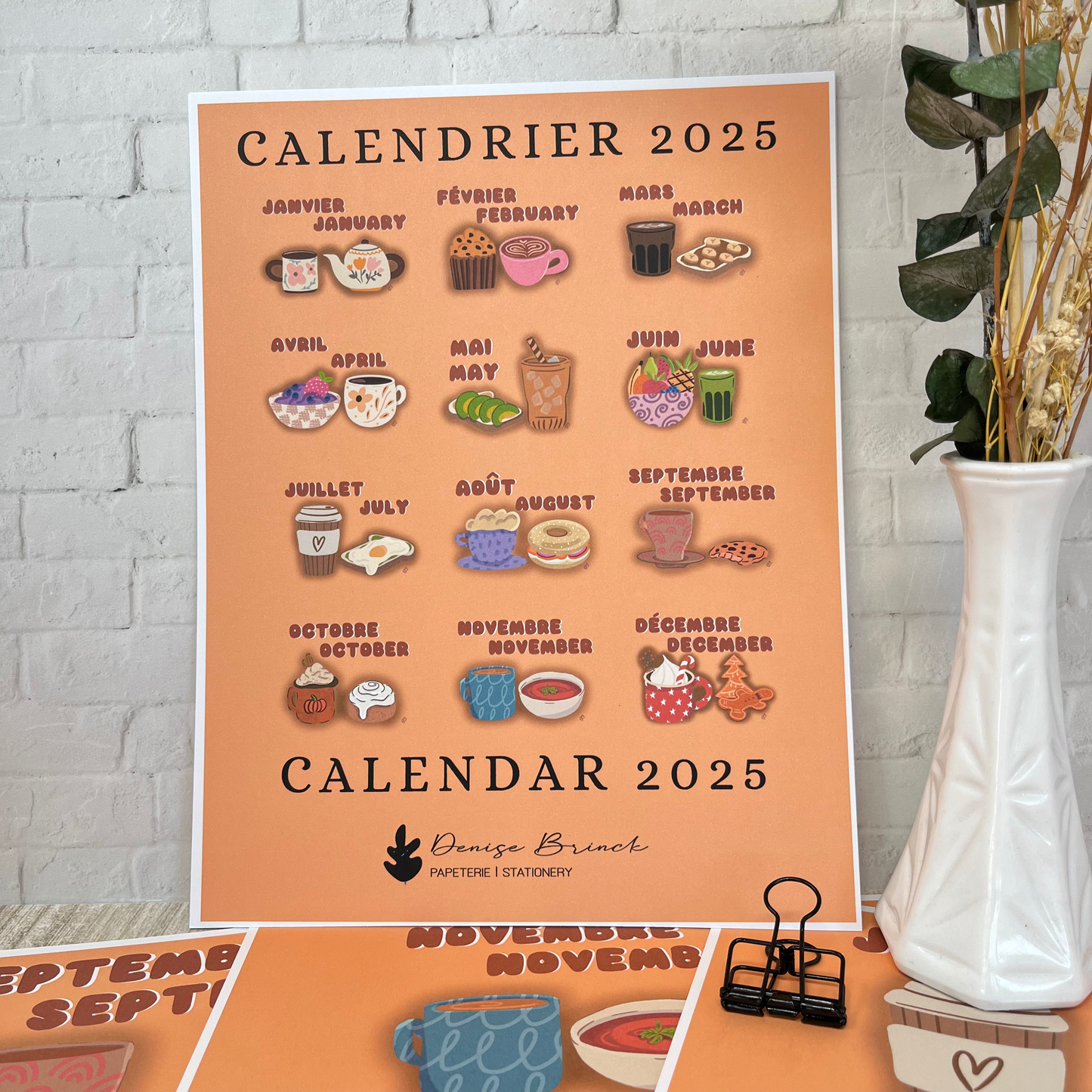 Calendar 2025 - Recycled paper