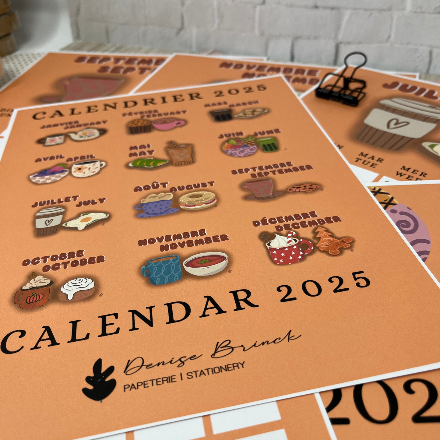 Calendar 2025 - Recycled paper