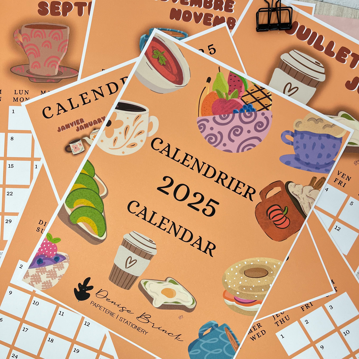 Calendar 2025 - Recycled paper