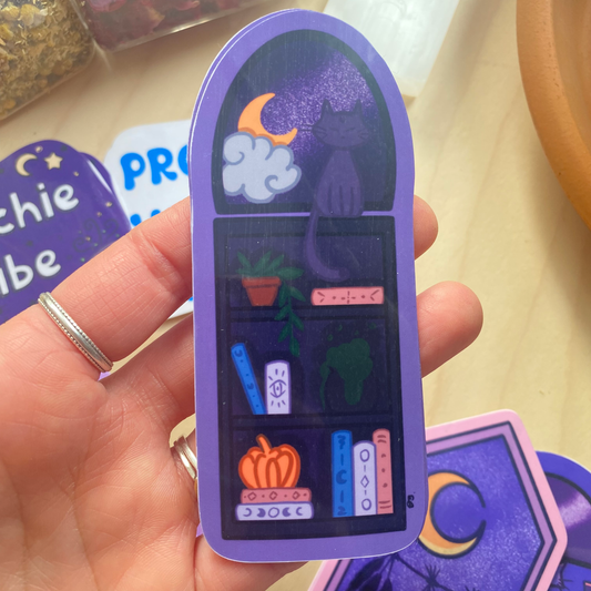 Sticker - The witch library