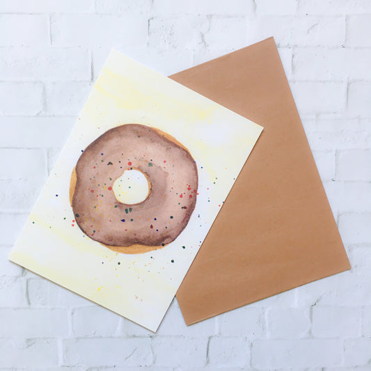 Greeting Card - Donut