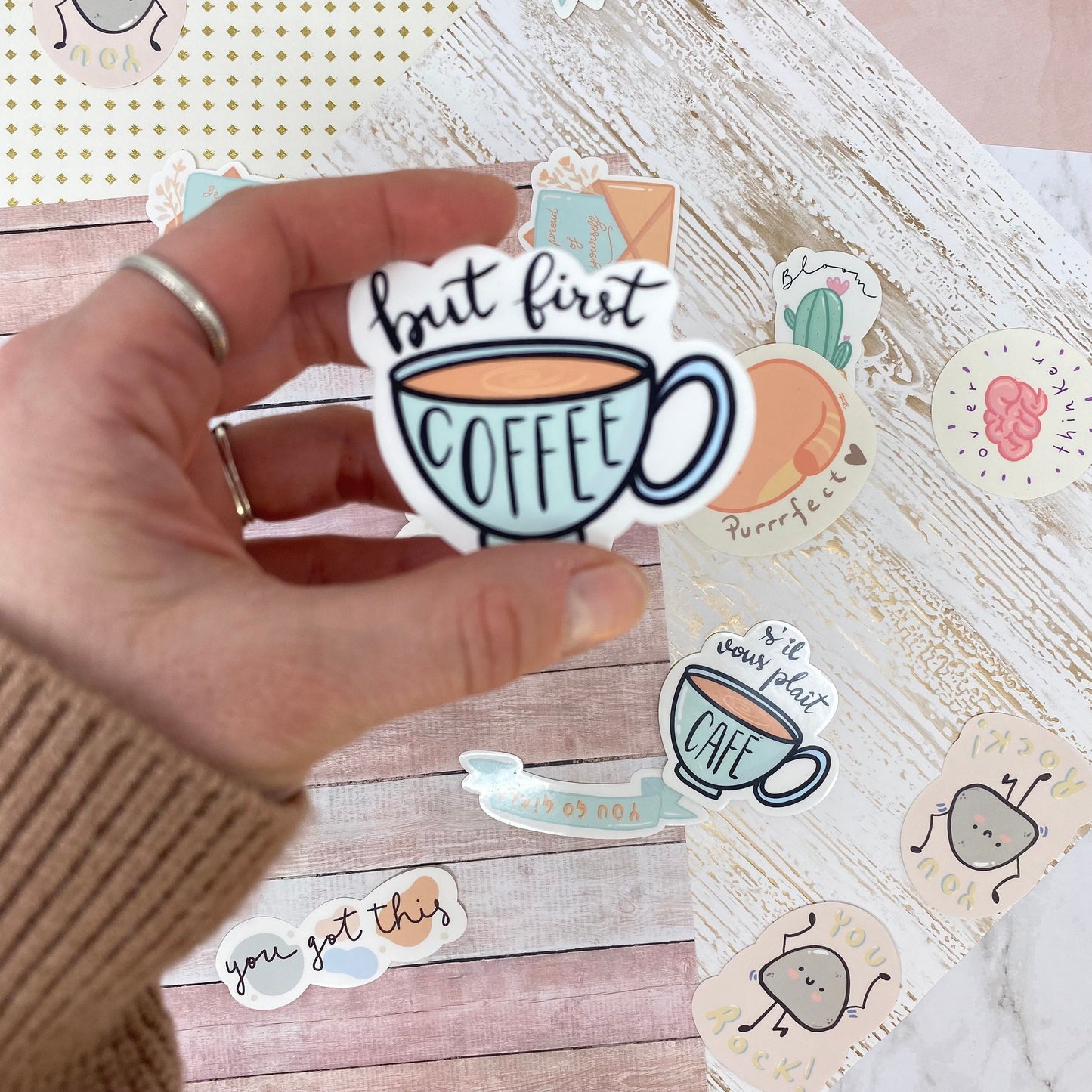Sticker - But coffee first