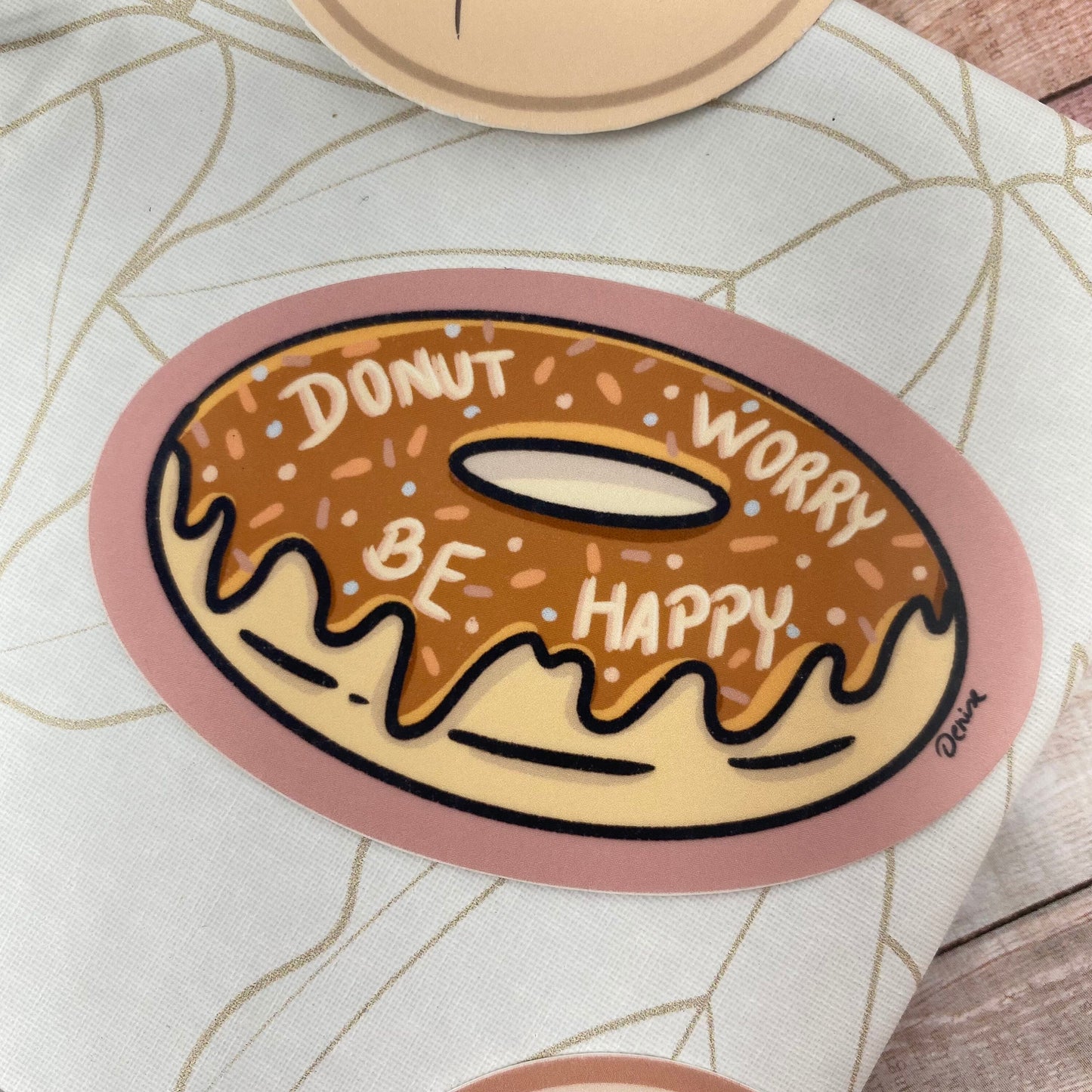Autocollant - Donut worry be happy