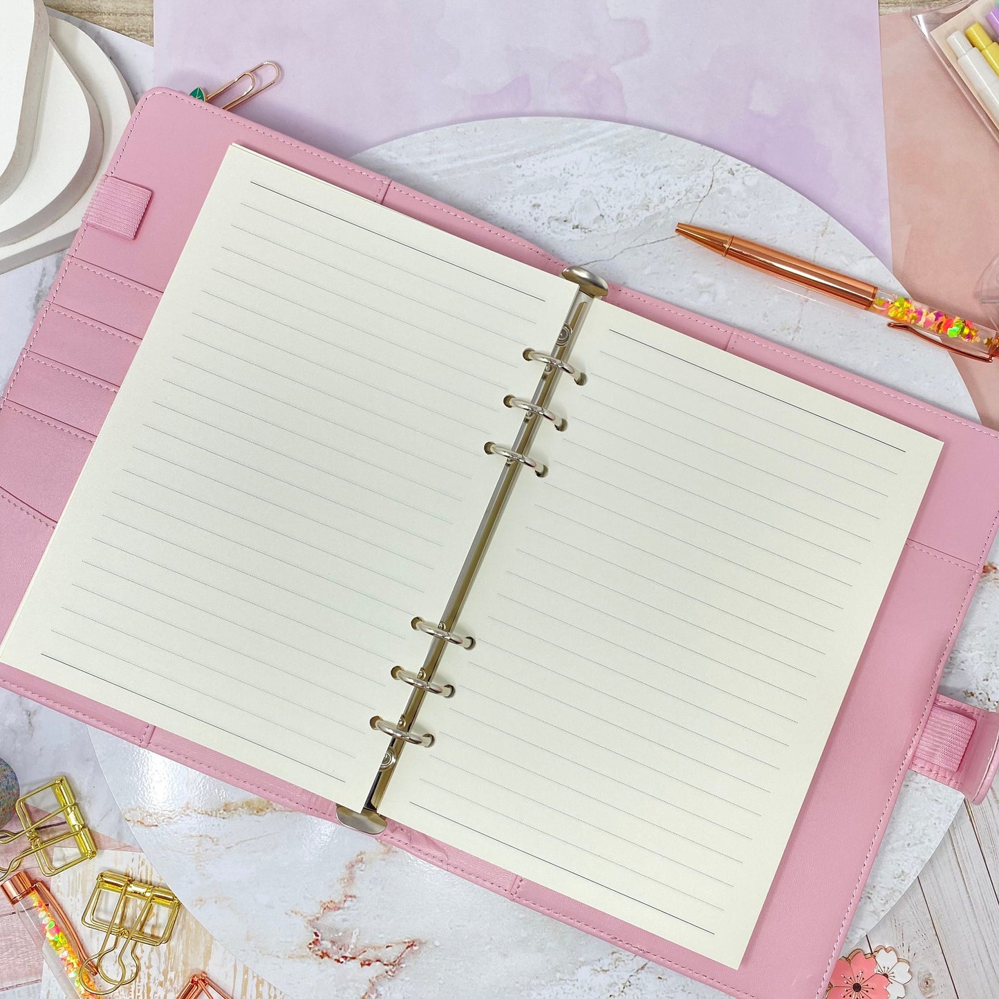 A5 softcover notepad - Pink