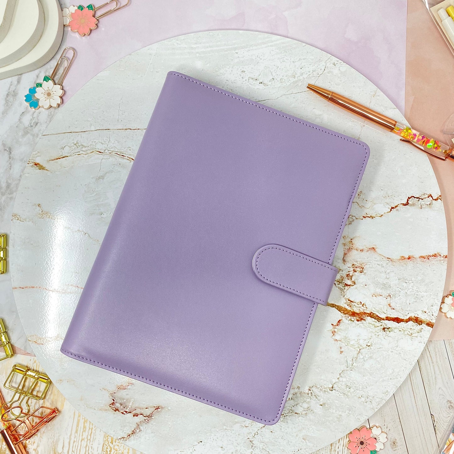 A5 softcover notepad - Purple