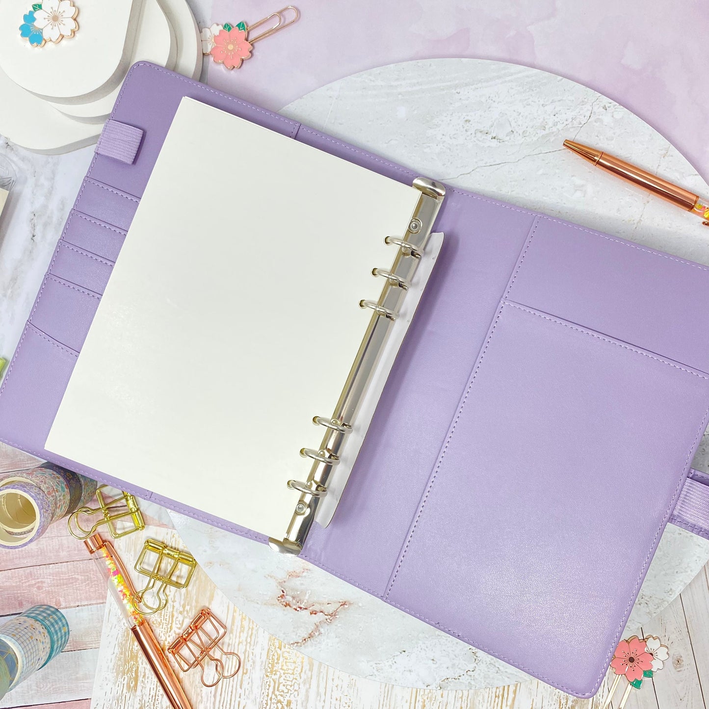 A5 softcover notepad - Purple