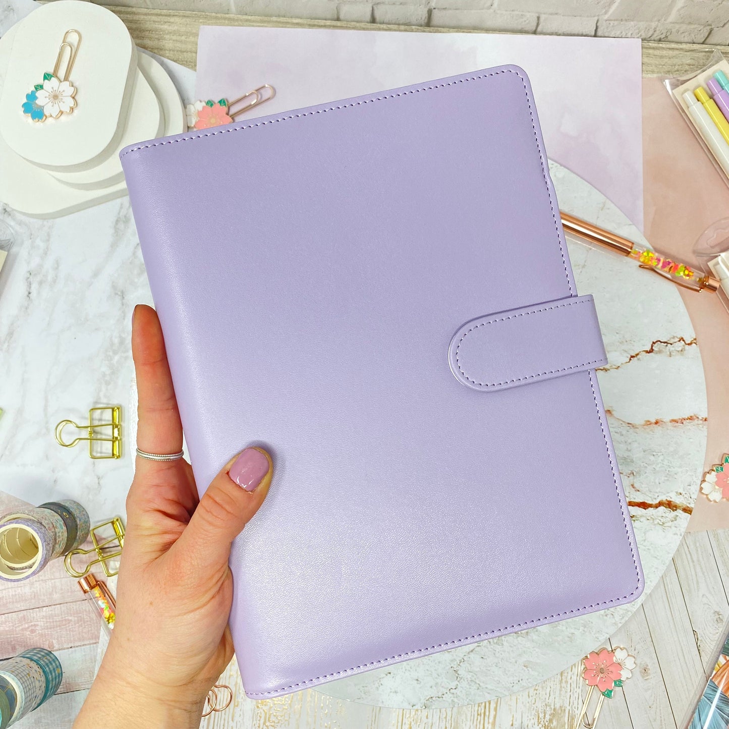 A5 softcover notepad - Purple