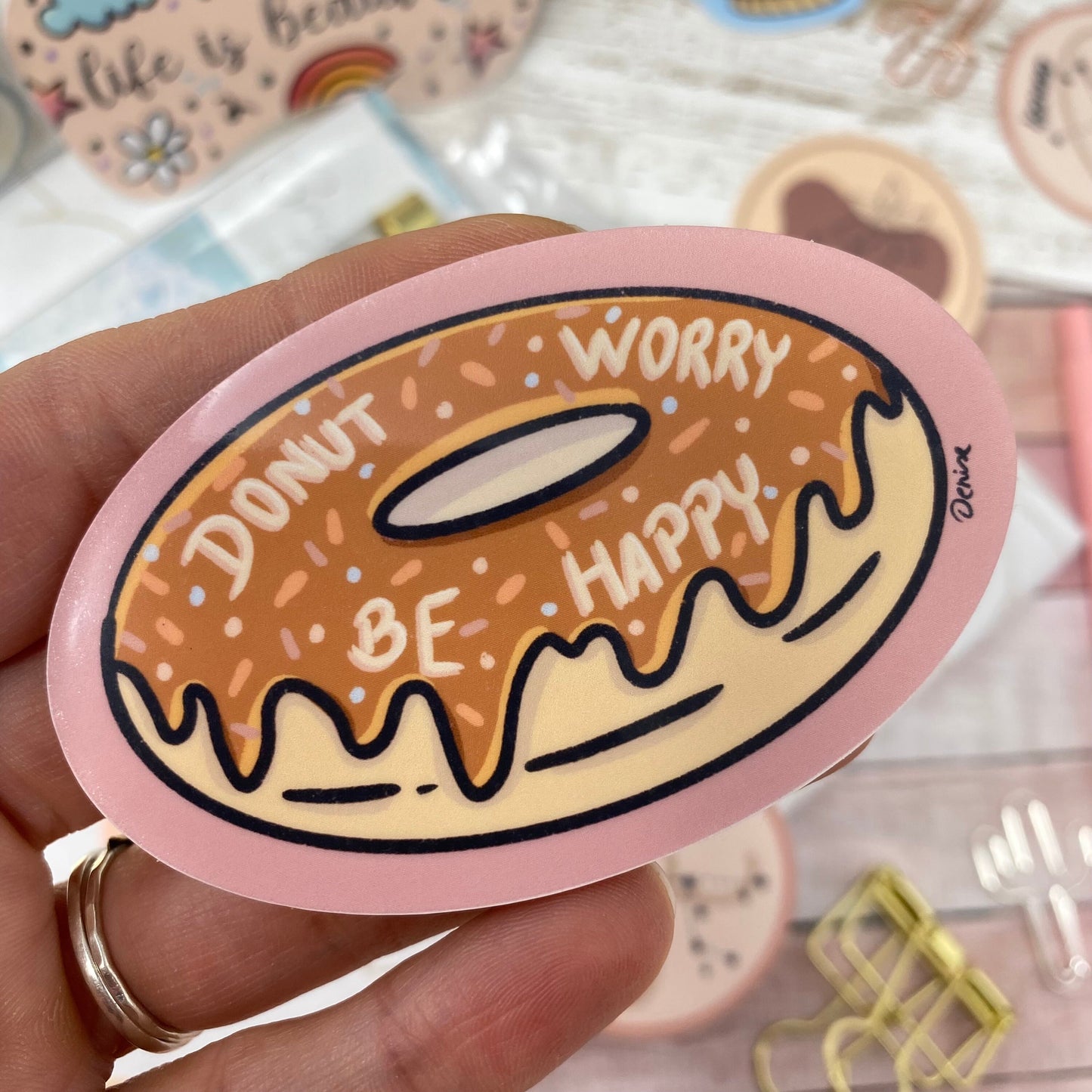 Sticker - Donut worry be happy