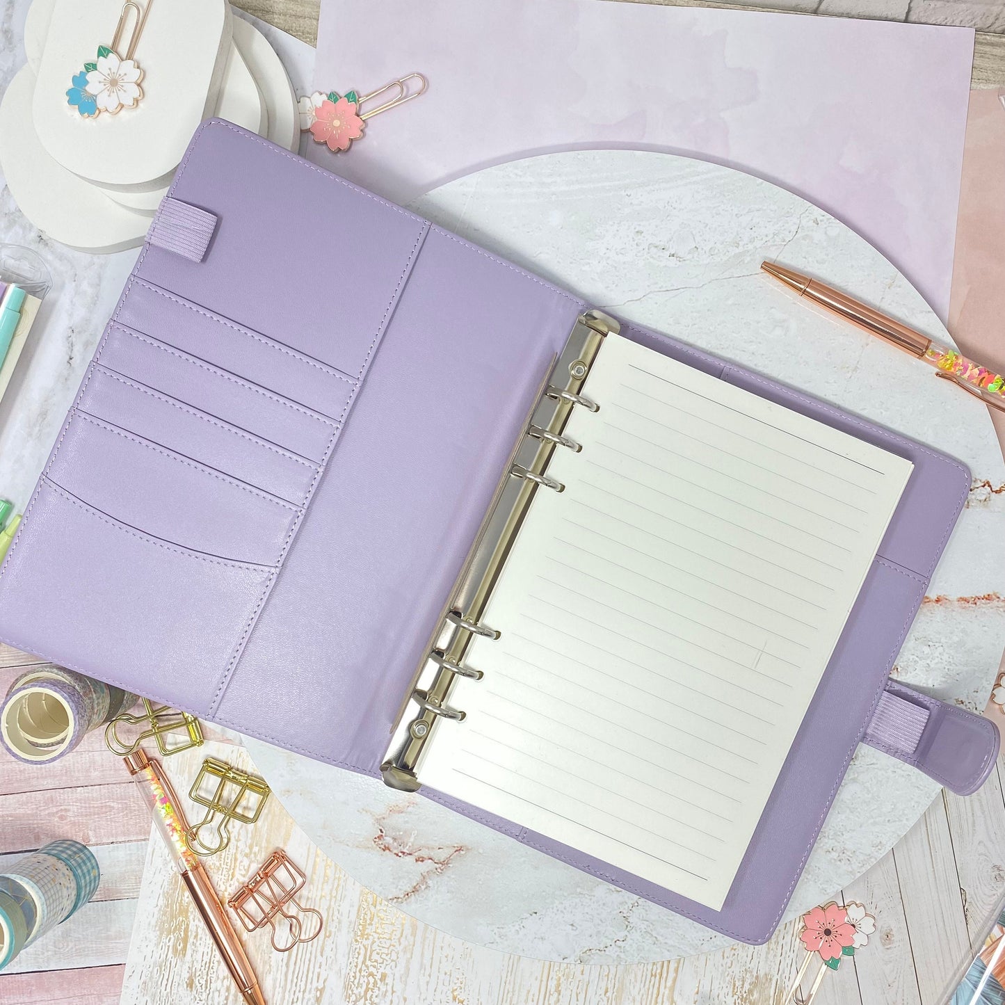 A5 softcover notepad - Purple